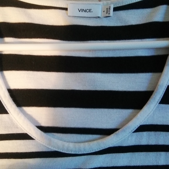 Vince striped long sleeves t-shirt size S - Picture 2 of 5